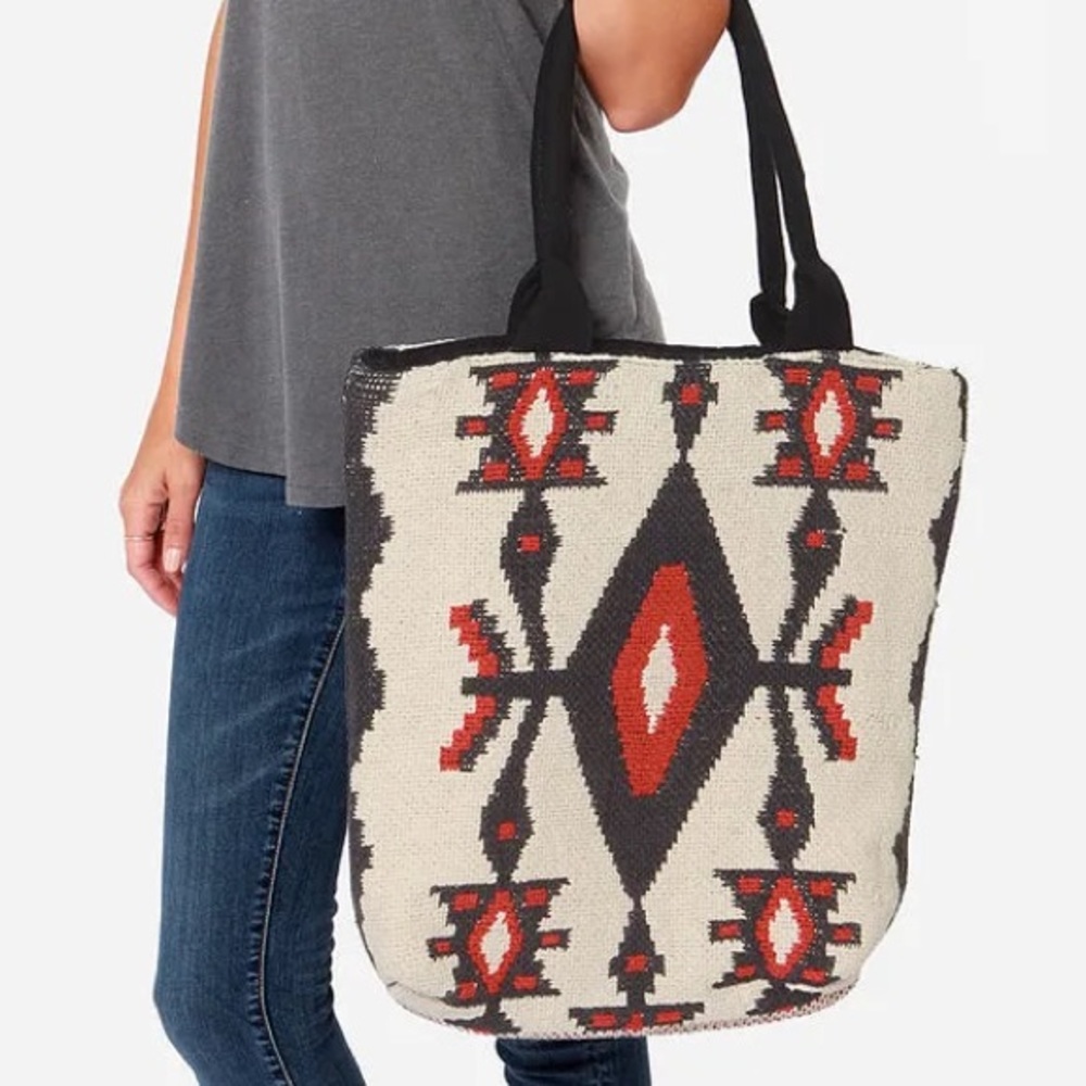 Billabong Woven Laptop Tote - Picture 1 of 9